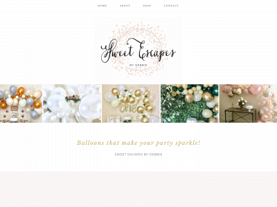 sweetescapesbydebbie.com snapshot