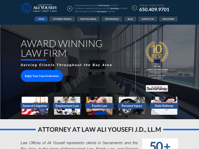 yousefilaw.com snapshot