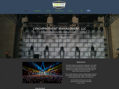 lynchpinevents.net snapshot