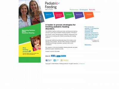 pediatricfeedinginstitute.com snapshot