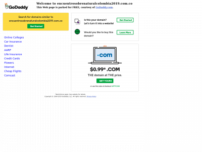 encuentrosobrenaturalcolombia2019.com.co snapshot