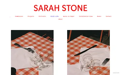 sarahstone.be snapshot