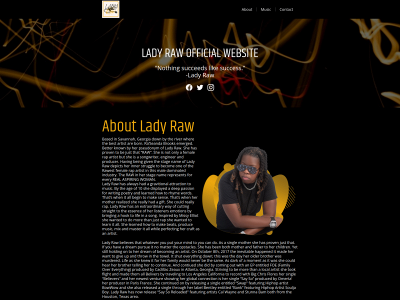 ladyraw-music.com snapshot