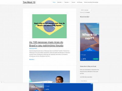 topmost10.com snapshot