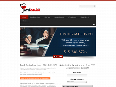 owibuster.com snapshot