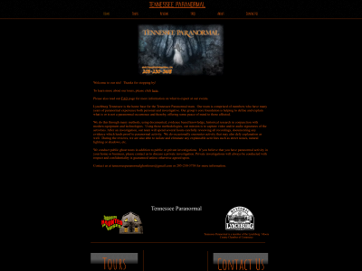 www.tennesseeparanormal.net snapshot