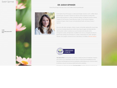 sarahspinner.com snapshot