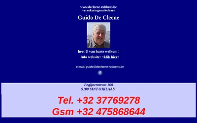 decleene-rubbens.be snapshot