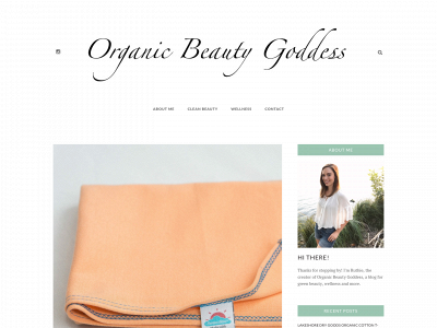 organicbeautygoddess.com snapshot