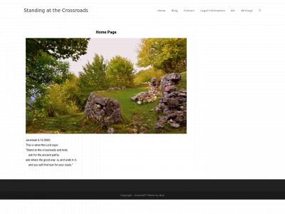 standingatthecrossroads.net snapshot