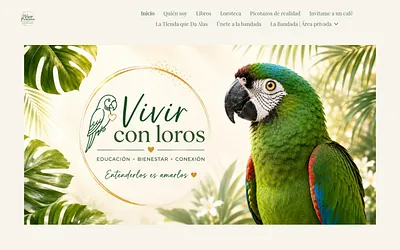 vivirconloros.com snapshot