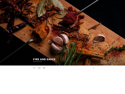 fireandsauce.com snapshot