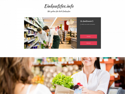 einkaufsfee.info snapshot