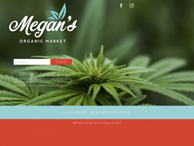 megansorganicmarketslo.com snapshot