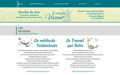 acorpsvivant.be snapshot