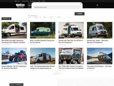 vanlifeadventure.com snapshot