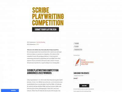 scribeplaywriting.weebly.com snapshot