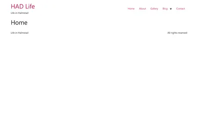 hadlife.se snapshot