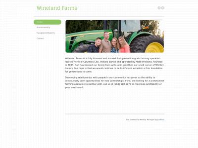winelandfarms.com snapshot