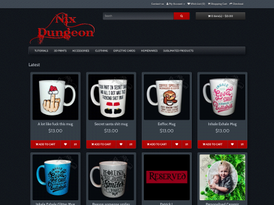 nixdungeon.co.nz snapshot