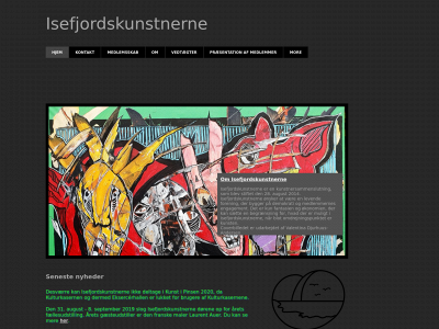 isefjordskunstnerne.com snapshot