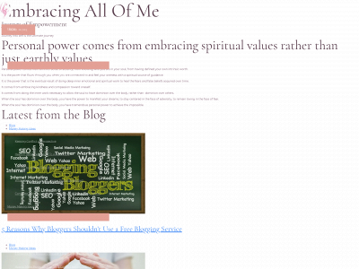 embracingallofme.com snapshot