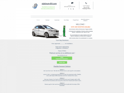 platinum-ev.com snapshot
