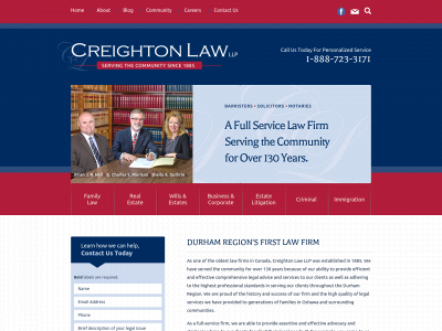 durhamlawyers.ca snapshot
