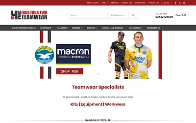 442teamwear.co.uk snapshot