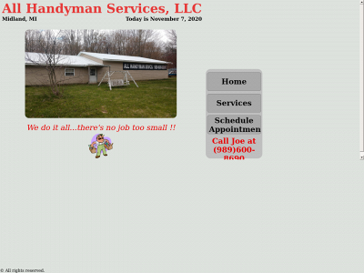 allhandymanservicesllc.com snapshot