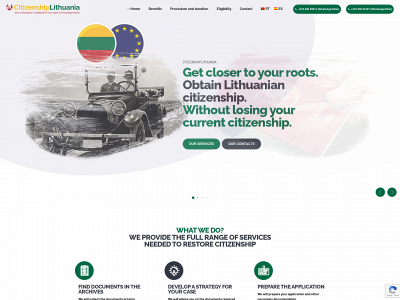 citizenshiplithuania.com snapshot