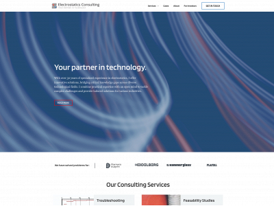electrostatics.consulting snapshot