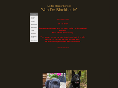 vandeblackheide.be snapshot