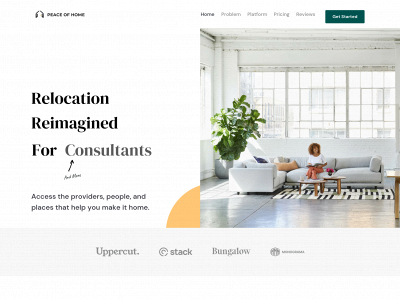 peaceofhome.co snapshot
