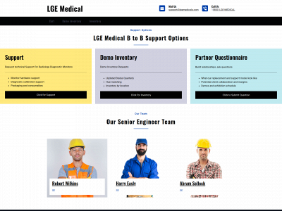lgemedical.com snapshot