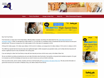 newyorkfoodbanks.org snapshot
