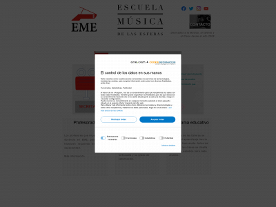 escuelamusicadelasesferas.com snapshot