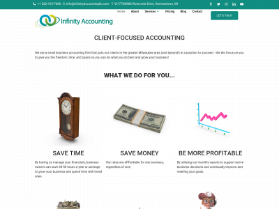 infinityaccountingllc.com snapshot