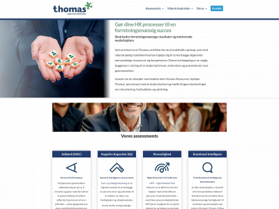thomasinternational.dk snapshot