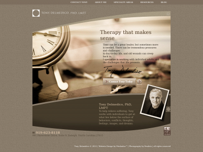 tonydelmedico.com snapshot