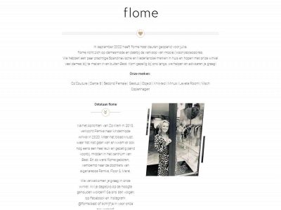 flome.nl snapshot