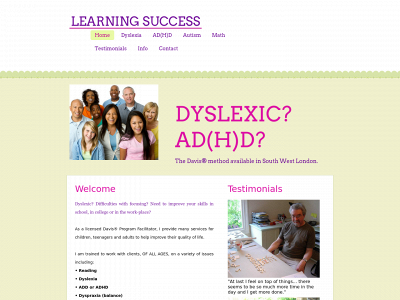 dyslexia-achievement.com snapshot