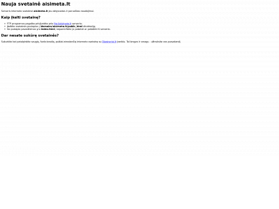 aisimeta.lt snapshot
