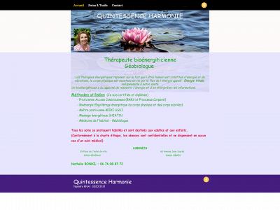 quintessence-harmonie.fr snapshot