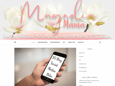 magnoliamamablog.com snapshot