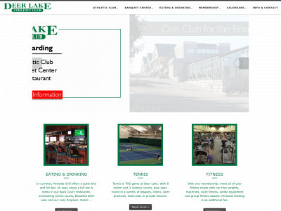 deerlakeathleticclub.com snapshot