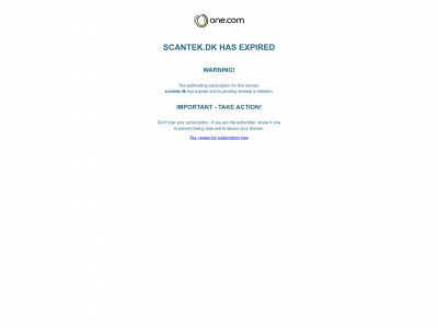 scantek.dk snapshot