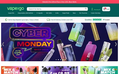 vapeandgo.co.uk snapshot