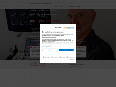 vestlandskhjertesenter.no snapshot