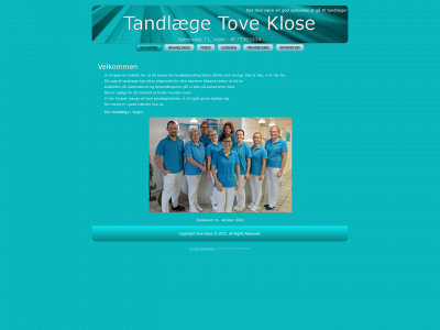 tandlaegetoveklose.dk snapshot